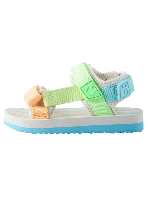 Next Åbne sko  lyseblå / gul / lysegrøn