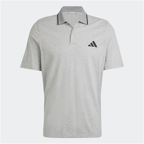 ADIDAS SPORTSWEAR Funktionsskjorte 'Essentials'  lysegrå / sort