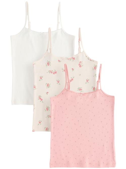 Next Overdel  lysegrøn / lyserød / hvid / naturhvid