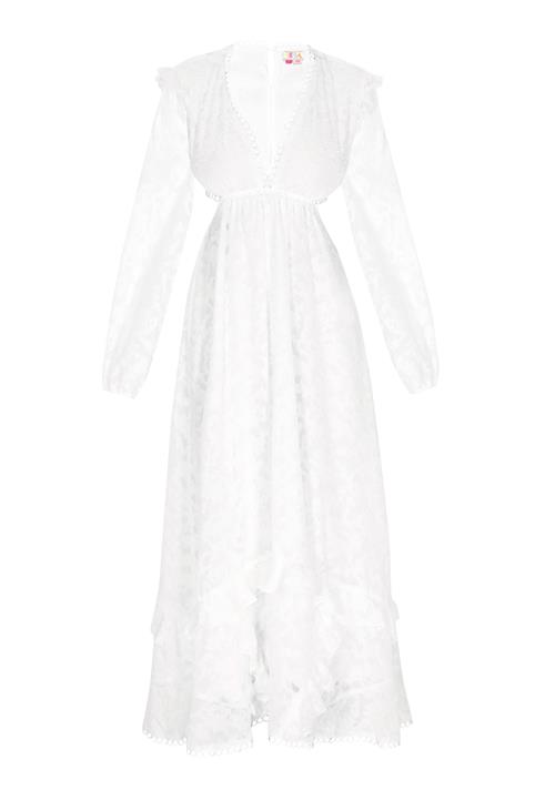 IZIA Festkjole  hvid