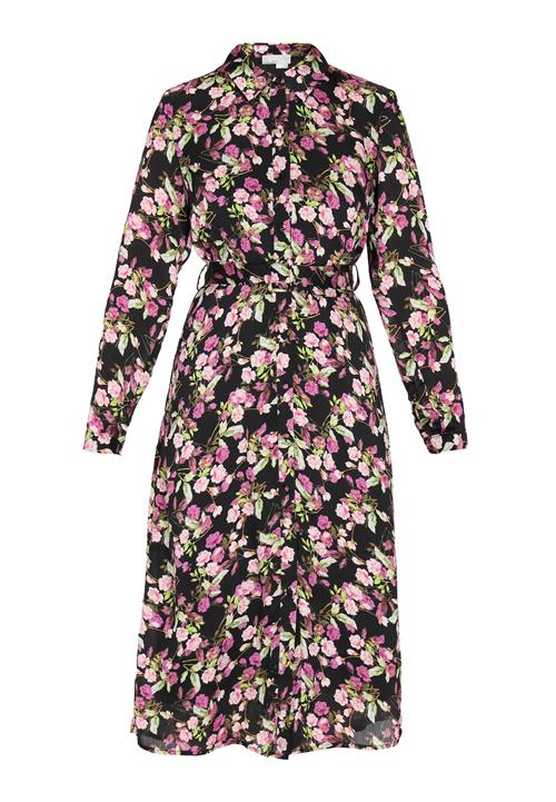 Usha Blusekjole 'Fashion Look'  grøn / pink / lyserød / sort