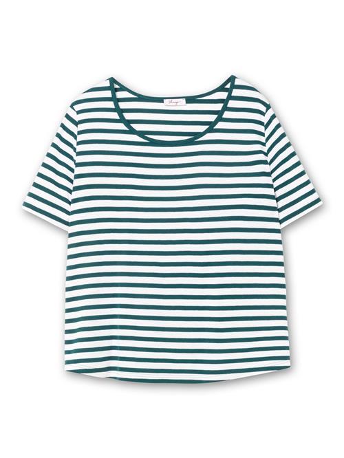 SHEEGO Shirts  petroleum / hvid