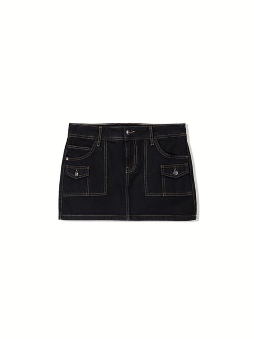 Bershka Nederdel  black denim