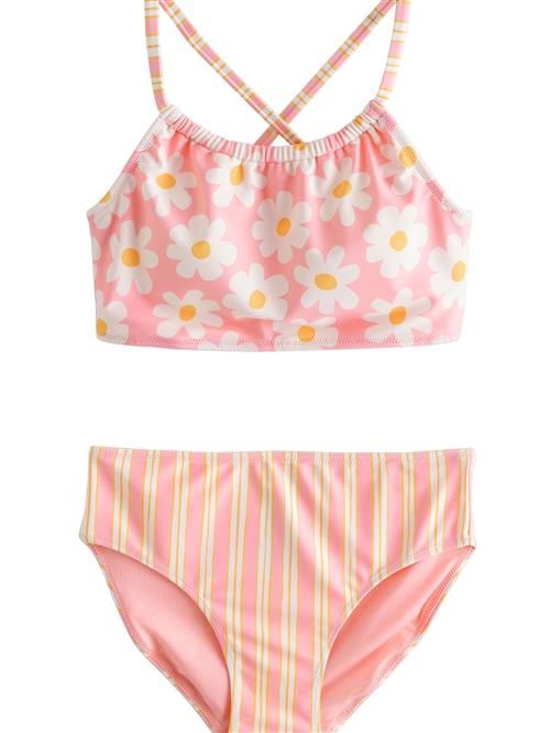 Next Bikini  gul / pink / hvid