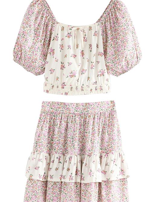 Next Sæt  creme / grøn / orange / lyserød