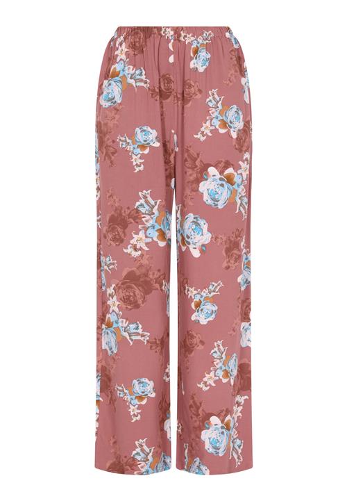 Usha Bukser  lyseblå / kastaniebrun / brokade / mandarin