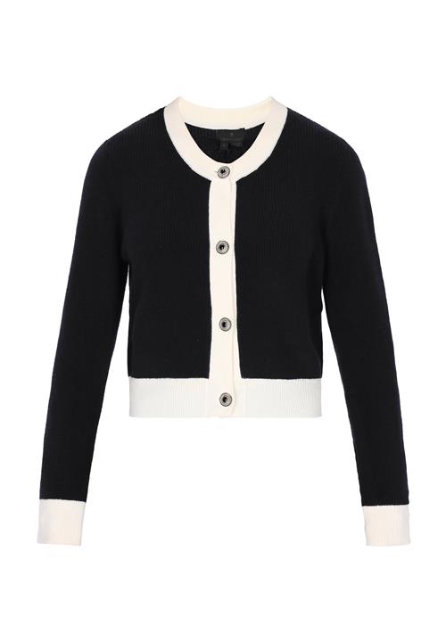 DreiMaster Klassik Cardigan 'Classic Look'  navy / hvid