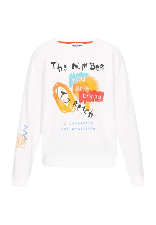 Mo ATHLSR Sweatshirt 'Back to School'  lyseblå / orange / sort / hvid