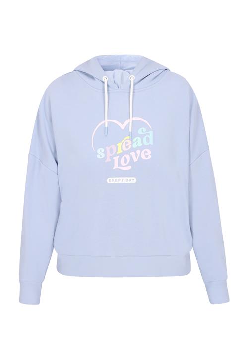 MYMO Sweatshirt 'Back To School'  aqua / lyseblå / gul / lyserød