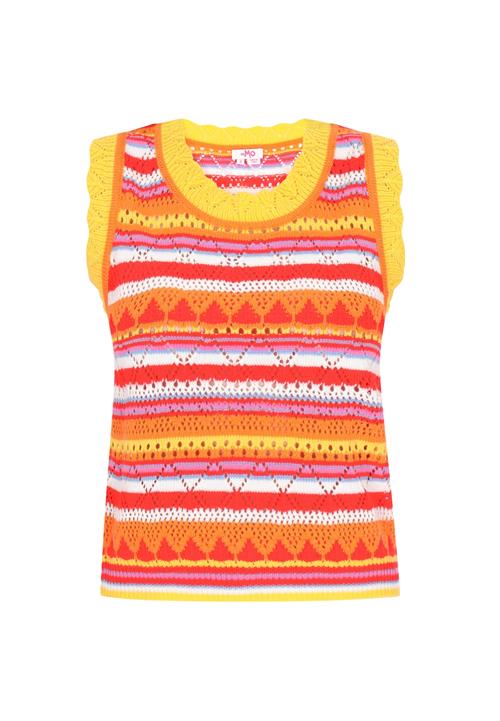 MYMO Sticktop  gul / orange / rød / hvid