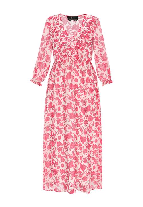 faina Kjole 'Fashion Look'  hindbær / hvid