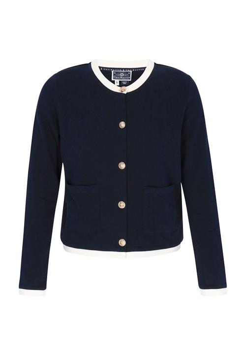 DreiMaster Maritim Cardigan  navy / hvid