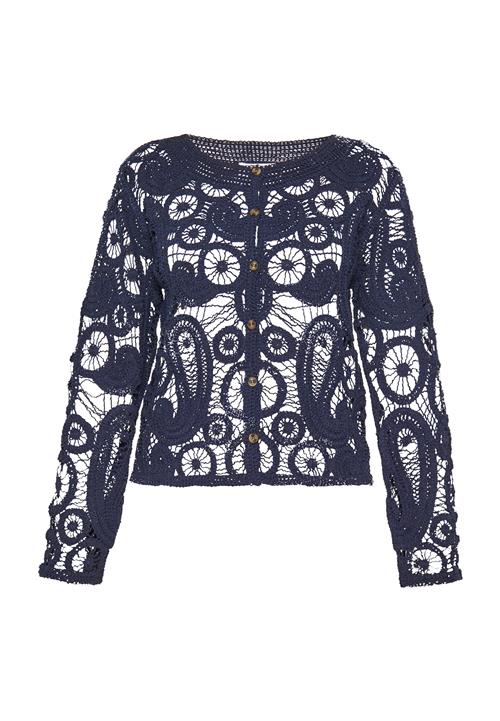 usha FESTIVAL Cardigan 'Fashion Look'  navy