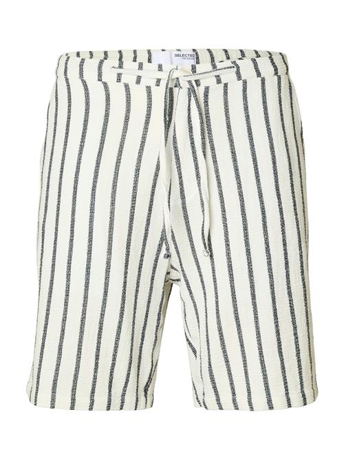 SELECTED Bukser 'SLHREGSAL'  creme / sort