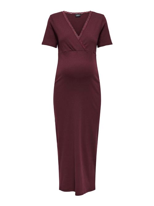 Only Maternity Kjole 'MIPASS'  bordeaux