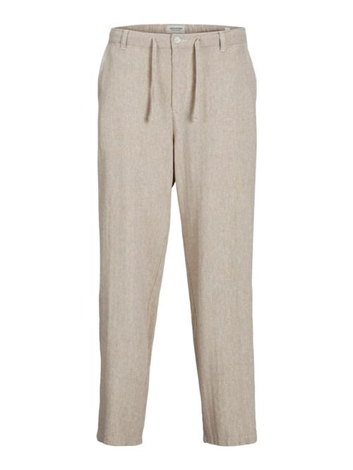 JACK & JONES Lærredsbukser 'JPSTKarl'  beige
