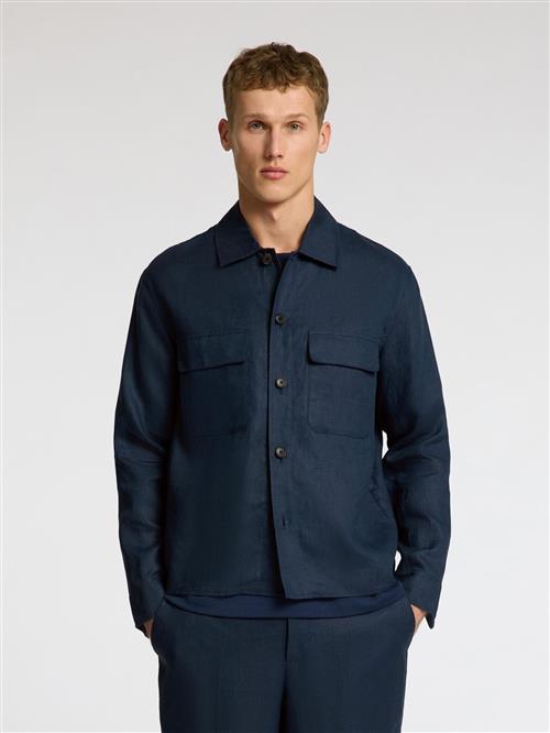 SELECTED Overgangsjakke  petroleum