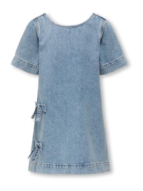 ONLY GIRLS Kjole 'KOGGIGI BOW'  blue denim