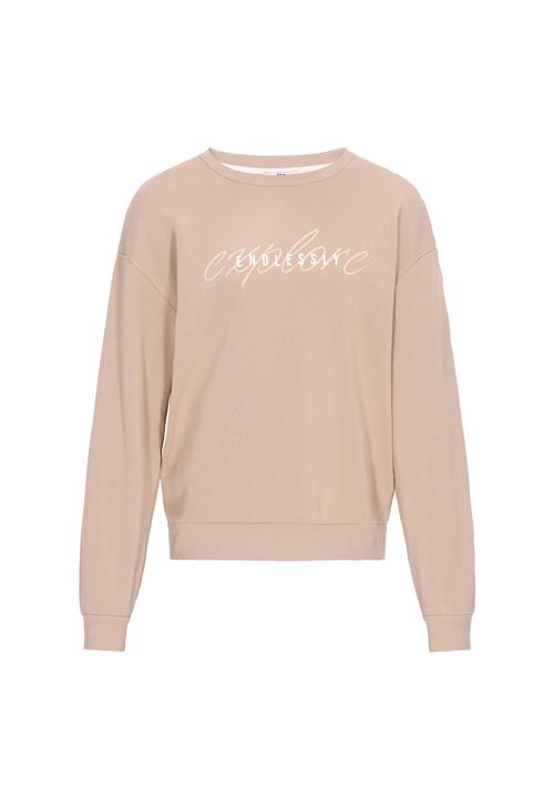 MO Sweatshirt 'Back To School'  beige / creme / hvid