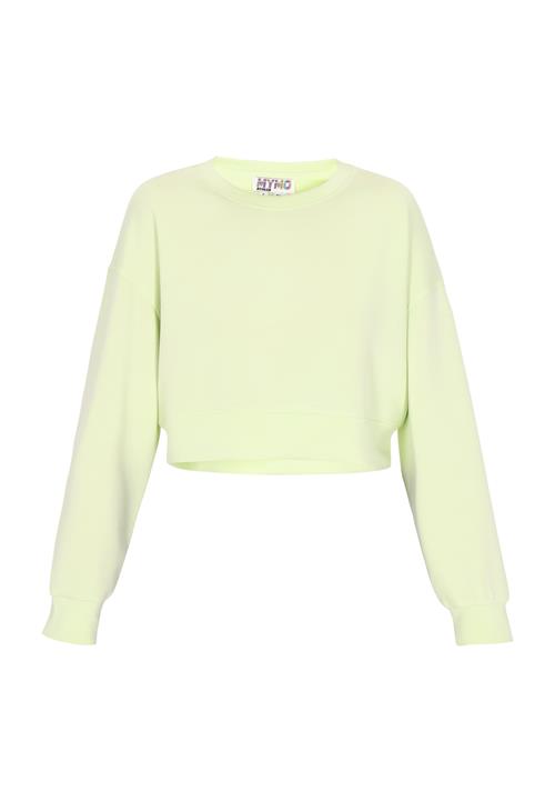 myMo ATHLSR Sweatshirt 'Fashion Look'  lime