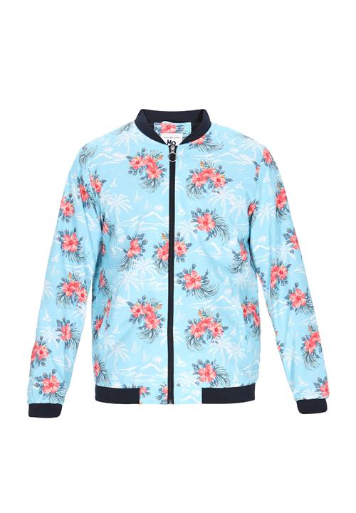 MO Overgangsjakke  lyseblå / orange / rød / hvid