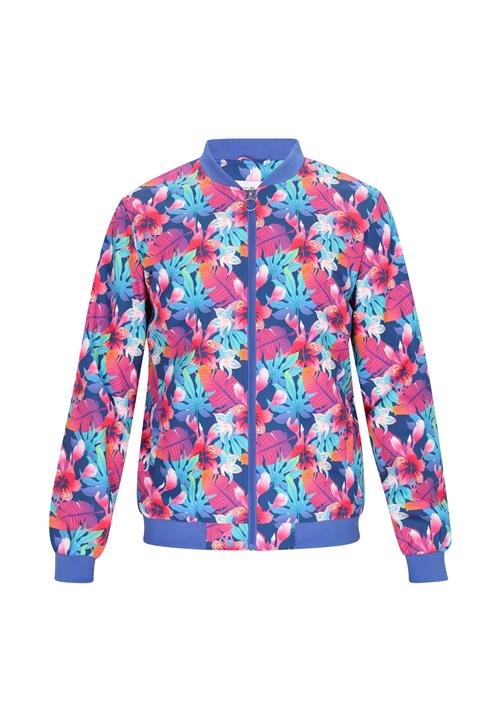 MO Overgangsjakke  blå / turkis / pink / hvid