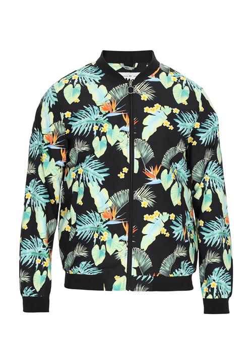 MO Overgangsjakke  turkis / mint / orange / sort