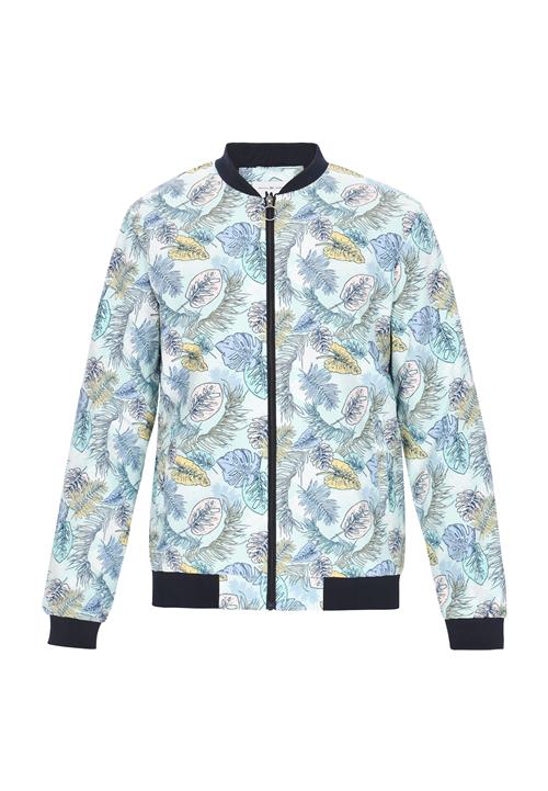 MO Overgangsjakke  turkis / pastelblå / lysegul / mint