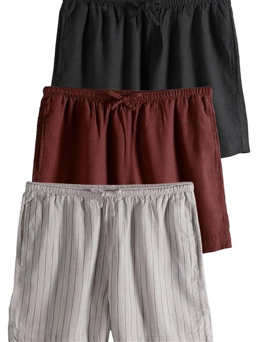 The Set Bukser  ecru / kastaniebrun / sort