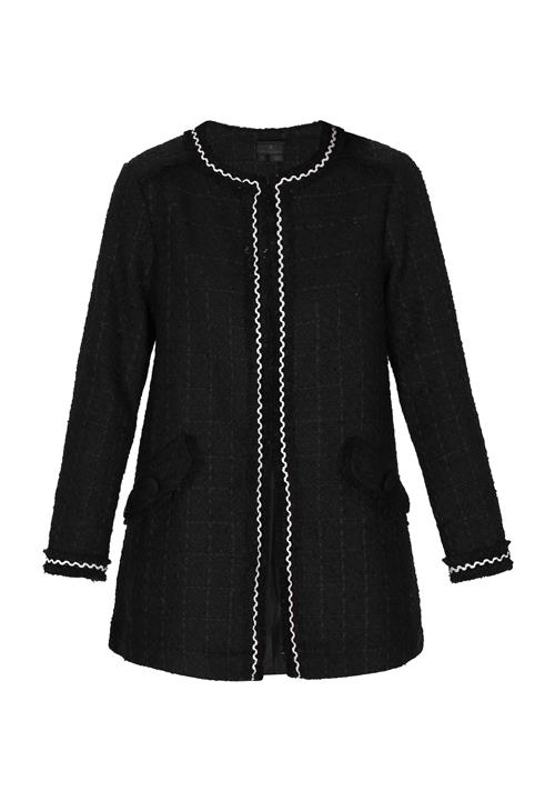 DreiMaster Klassik Overgangsjakke 'Classic Look'  sort / hvid