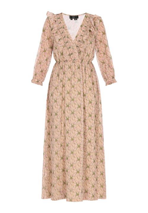 faina Kjole 'Fashion Look'  beige / camel / oliven / lyserød