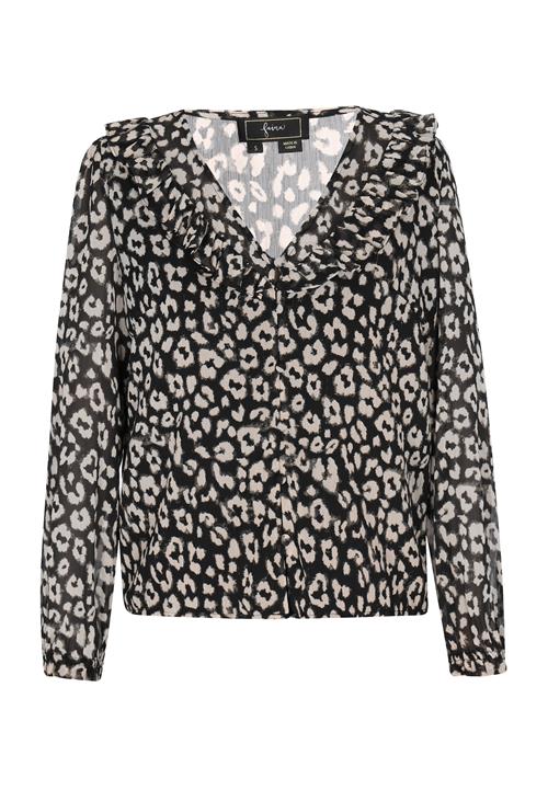 faina Bluse  creme / sort