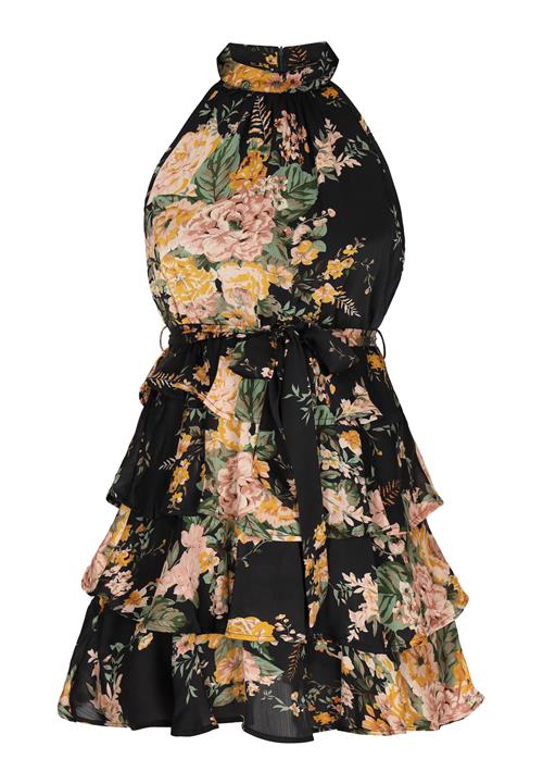 faina Coctailkjole  gul / grøn / sort