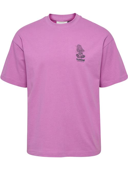 Hummel Funktionsskjorte  lilla / sort