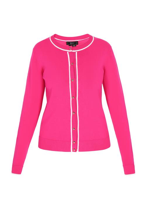 faina Cardigan  pink / hvid