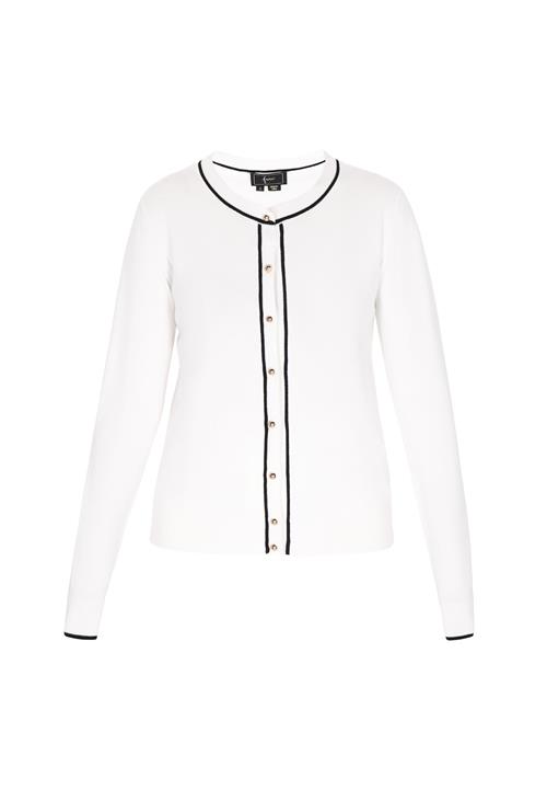 faina Cardigan  sort / hvid