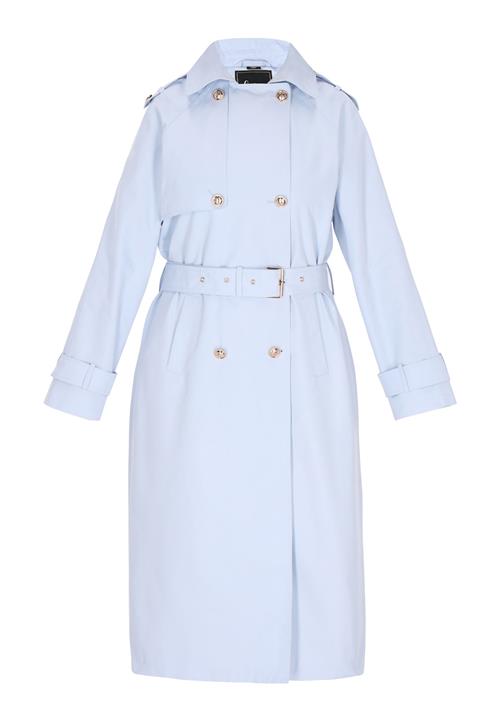 faina Overgangsfrakke  lyseblå