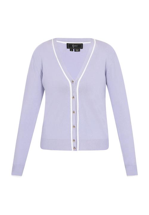 faina Cardigan 'Fashion Look'  lyselilla / hvid