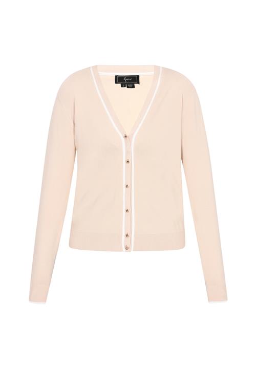 faina Cardigan  beige / hvid