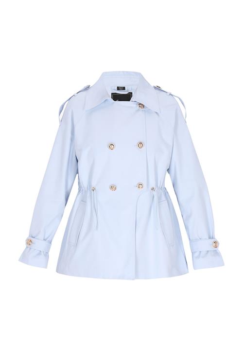 faina Overgangsfrakke  lyseblå