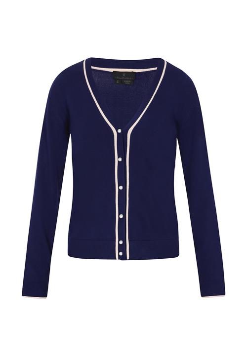 DreiMaster Klassik Cardigan  navy / hvid