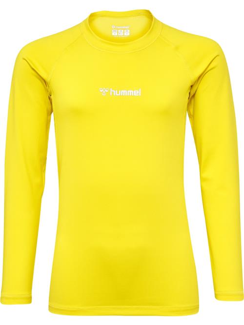 Hummel Funktionsskjorte  gul / hvid