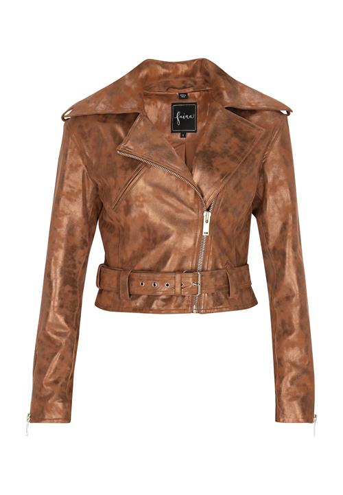 faina Overgangsjakke  kobber / sort