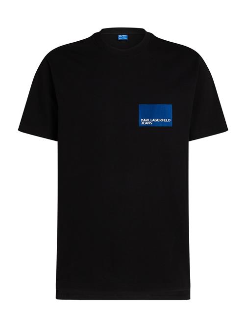KARL LAGERFELD JEANS Bluser & t-shirts  royalblå / sort / hvid