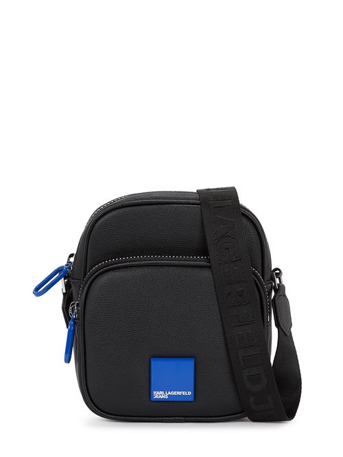 KARL LAGERFELD JEANS Skuldertaske  royalblå / sort / hvid