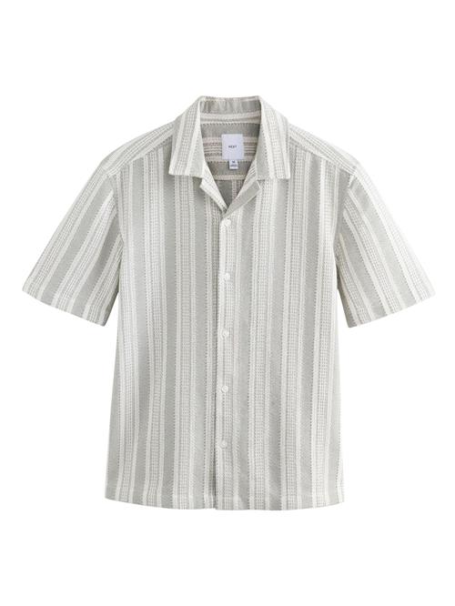 Next Skjorte  pastelgrøn / offwhite