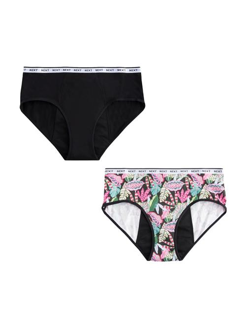 Next Panty  mørkegrøn / pink / sort / hvid