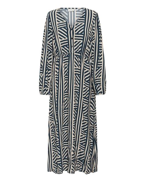 Kaffe Kjole 'Estelle'  sand / navy