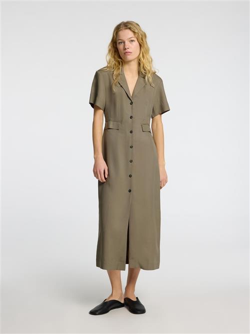 SELECTED Blusekjole  grøn