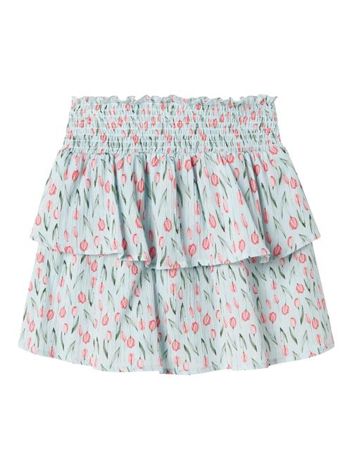 NAME IT Nederdel  lyseblå / grøn / koral